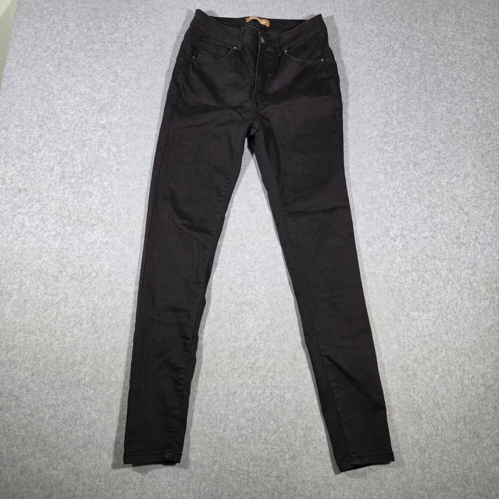 Wax Jean Butt I Love You Skinny Jeans Womens 9 Black Push Up Stretch 90210
